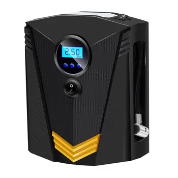 

12V Portable Car Air Compressor Pump Digital Tire Inflator Auto Air Pump For Car Motorcycle LED Light Tire Pump