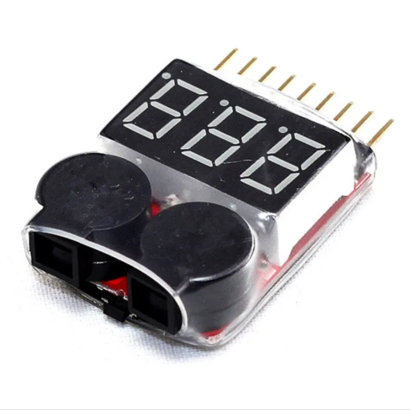 Цифровой 2 в 1 низкий зуммер сигнализация 1S 8S Lipo Li on Fe RC измеритель напряжения