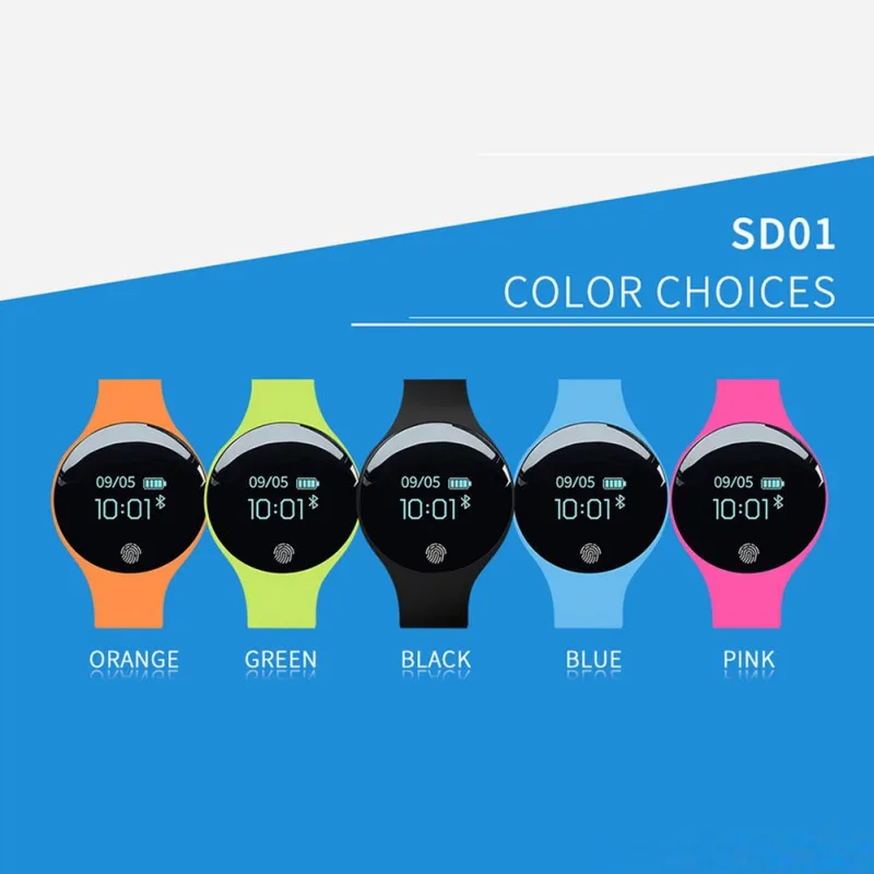 SD01 Bluetooth Смарт-часы для IOS Android для мужчин и женщин Спорт умный Шагомер фитнес Смарт-браслет часы для iPhone мужчин