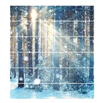 

Creative Winter Forest Christmas Stairs Stickers Plant flowers Home stairs decoration self-adhesive Waterproof