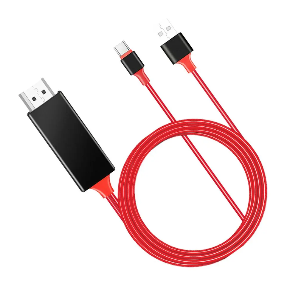 USB/type-C к HDMI 2,0 кабель HDTV адаптера для samsung S9 S8 S10+ Note 8/9 MacBook HD tv USB 3,1/type-C к hdmi-кабель, адаптер