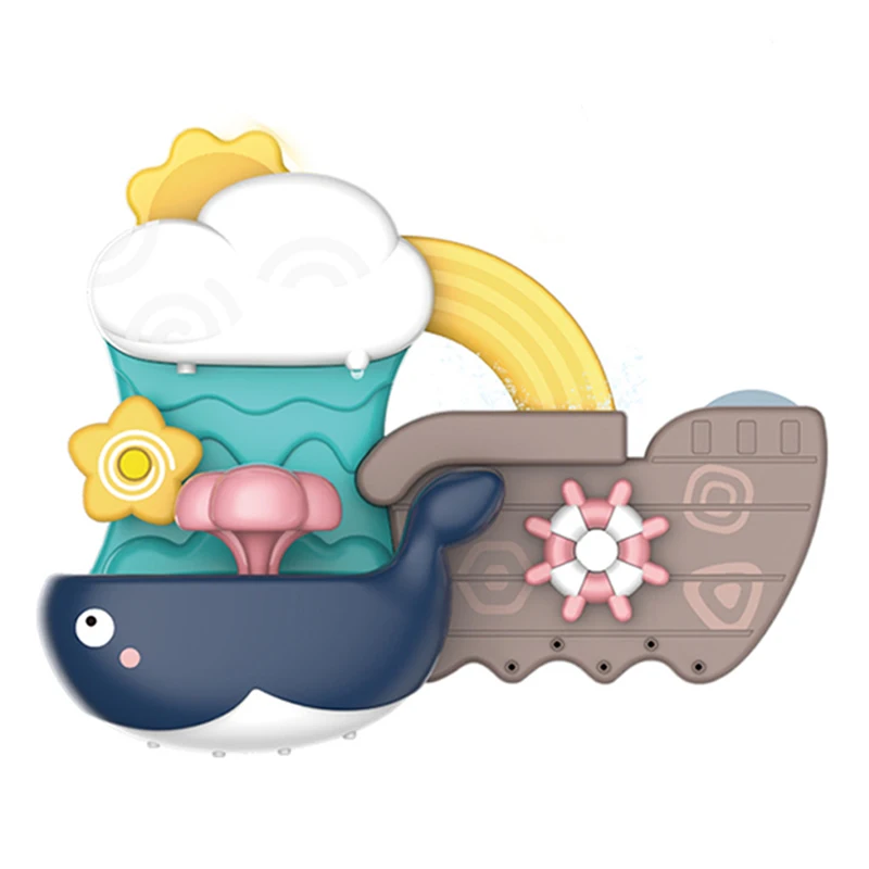 Детская игрушка для ванной с водяным распылителем игровой домик Китом слоном