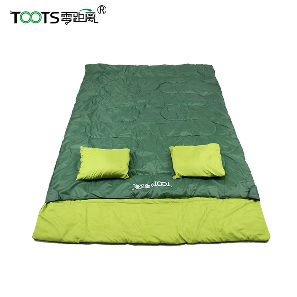 

Outdoor Camping Toots Send Pillow 2.8Kg Waterproof Double Camping Adult Envelope Sleeping Bag