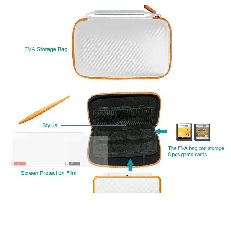 Hobbylan EVA Портативный чехол для путешествий сумка для хранения для nintendo 2DS LL защитный жесткий чехол Портативный чехол держатель для карт d29