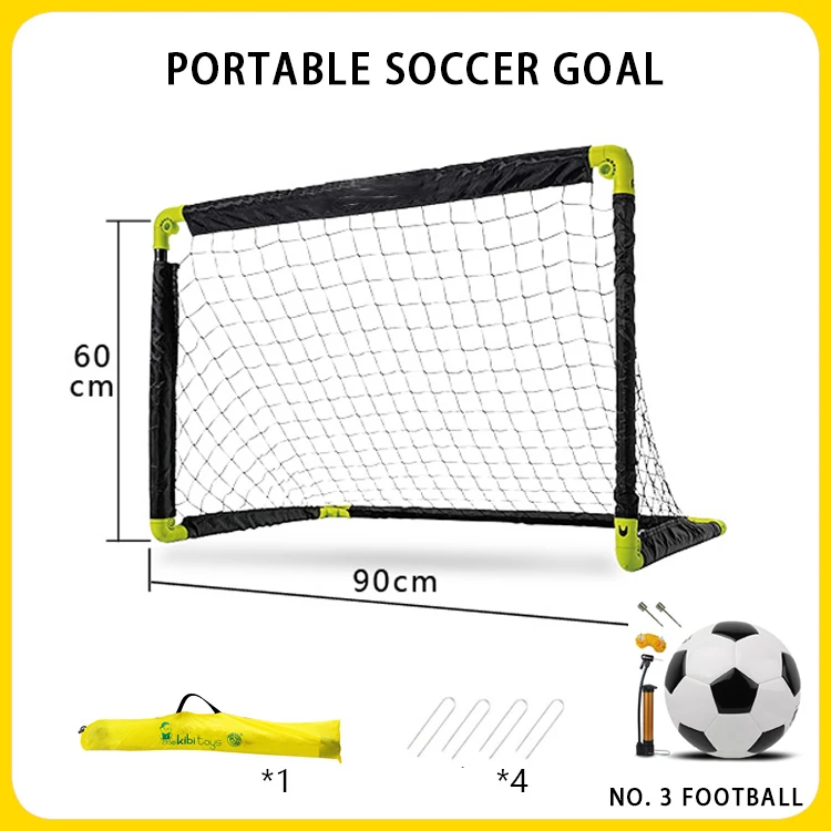 But de football portable et pliable pour jeunes, but de sport pour enfants,  ballon de football