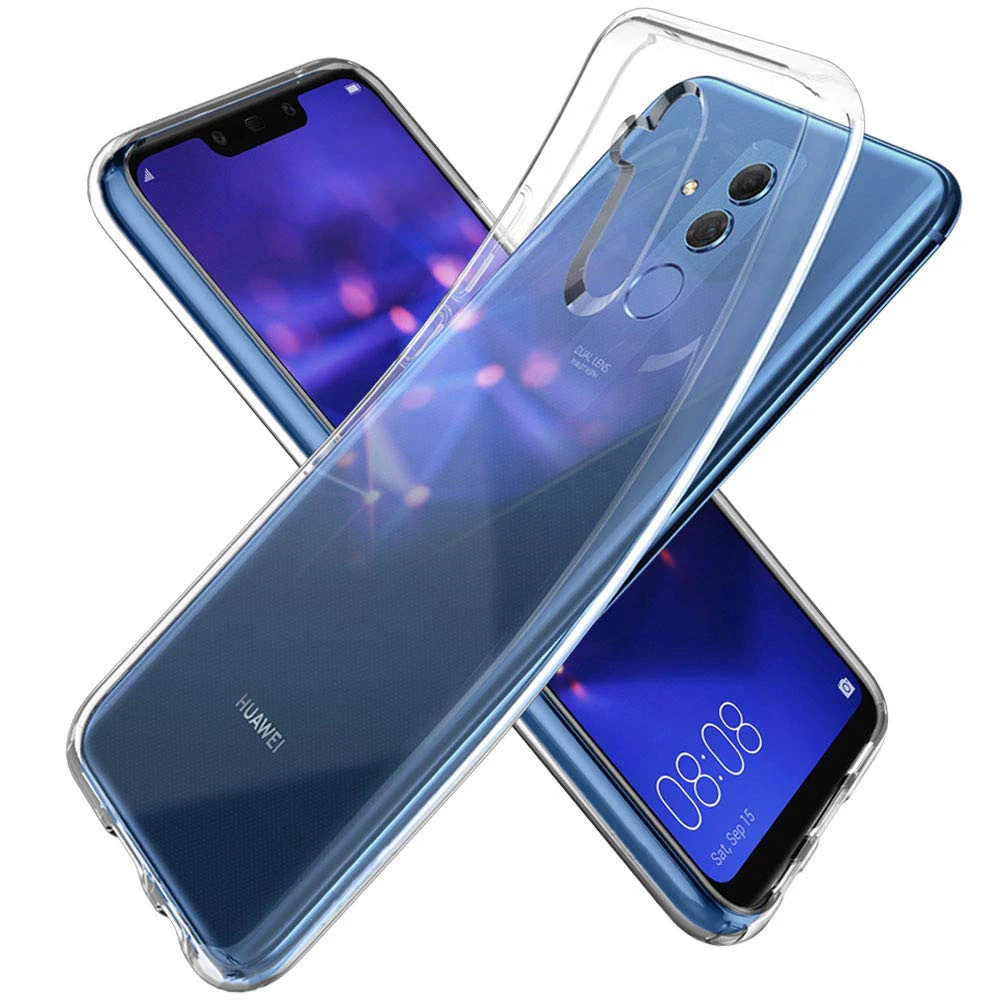 Ультратонкий Прозрачный чехол для huawei mate 9 10 20 30 P8 P9 P10 P20 P30 P Smart Lite Plus Pro Чехол для телефона защитный противоударный чехол