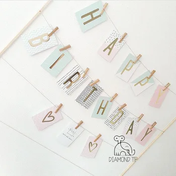 

kids teepee tent Ins hot stamping card 10 pcs a set birthday card decoration card photo background prop card paper crafts