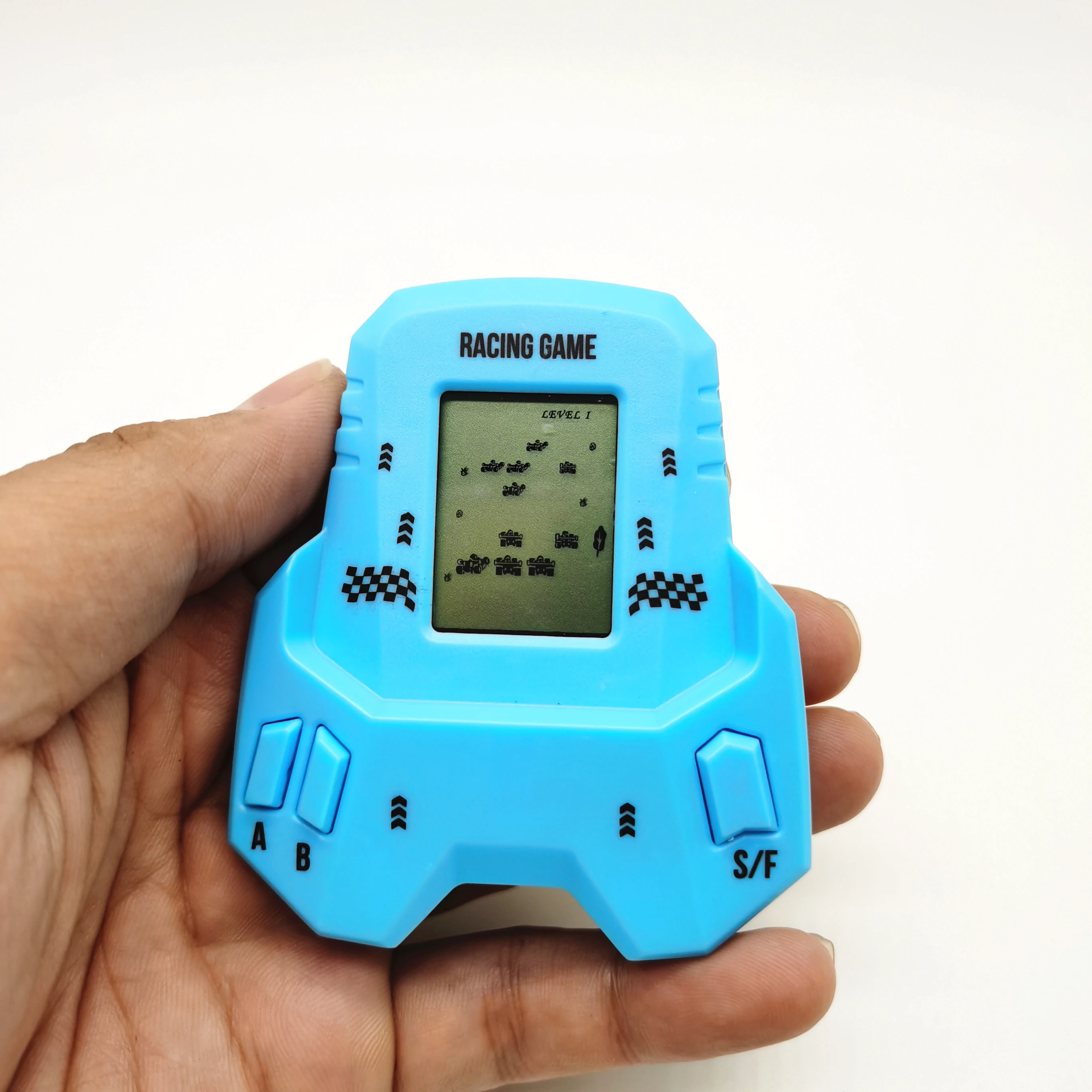 1 Piece Mini Retro Handheld Game Console Player for Kids Retro Toy Portable Game LCD Black and White Screen Gift for Kids