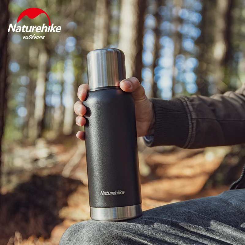 Портативная Вакуумная чашка для воды Naturehike большая емкость 1000 мл 24 часа