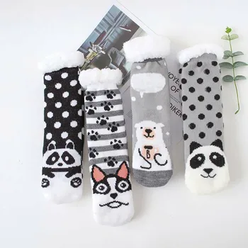

Home Women Girls Soft Bed Floor Socks Fluffy Fleece Warm Sock Cartoon Winter Soft Cozy Socks Sleepwear Birthday Gifts z1119