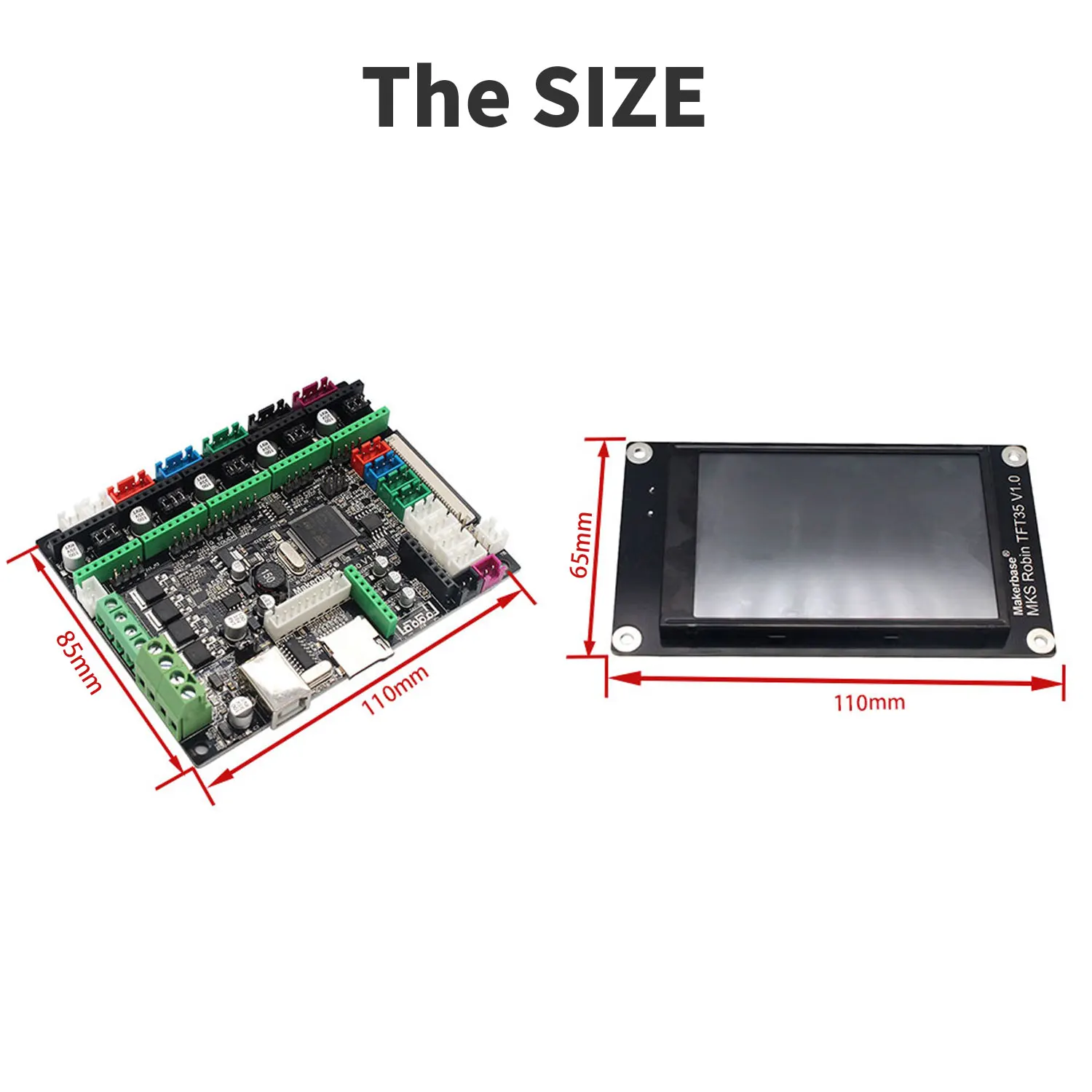 SIMAX3D 3.5 Inch MKS TFT35 V1.0 Screen MKS Robin Nano Board V1.2 STM32 Hardware Open Source Support for 3D Printer Motherboard best stepper motor for 3d printer