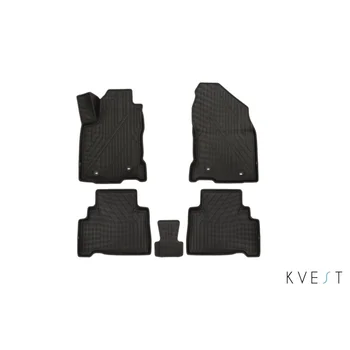

Коврикиkvest3dвсалонlexusnx, 2014, 5 PCs (Polystar, black, gray) (Lexus)