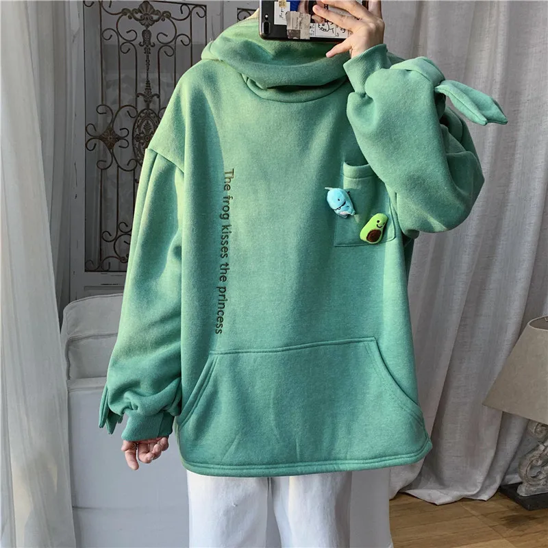 Anime frog hoodie Clearance