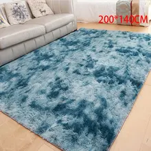 Silky Fluffy Carpet Modern Home Decor Long Plush Shaggy Rug Children's Play Mats Sofa Living Bedroom Bedside Mat Balcony Carpets