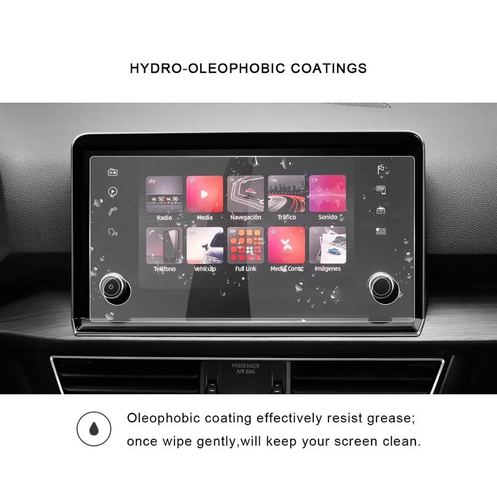 RUIYA screen protector for Seat Tarraco car navigation touch center display,car interior sticker decoration accessory