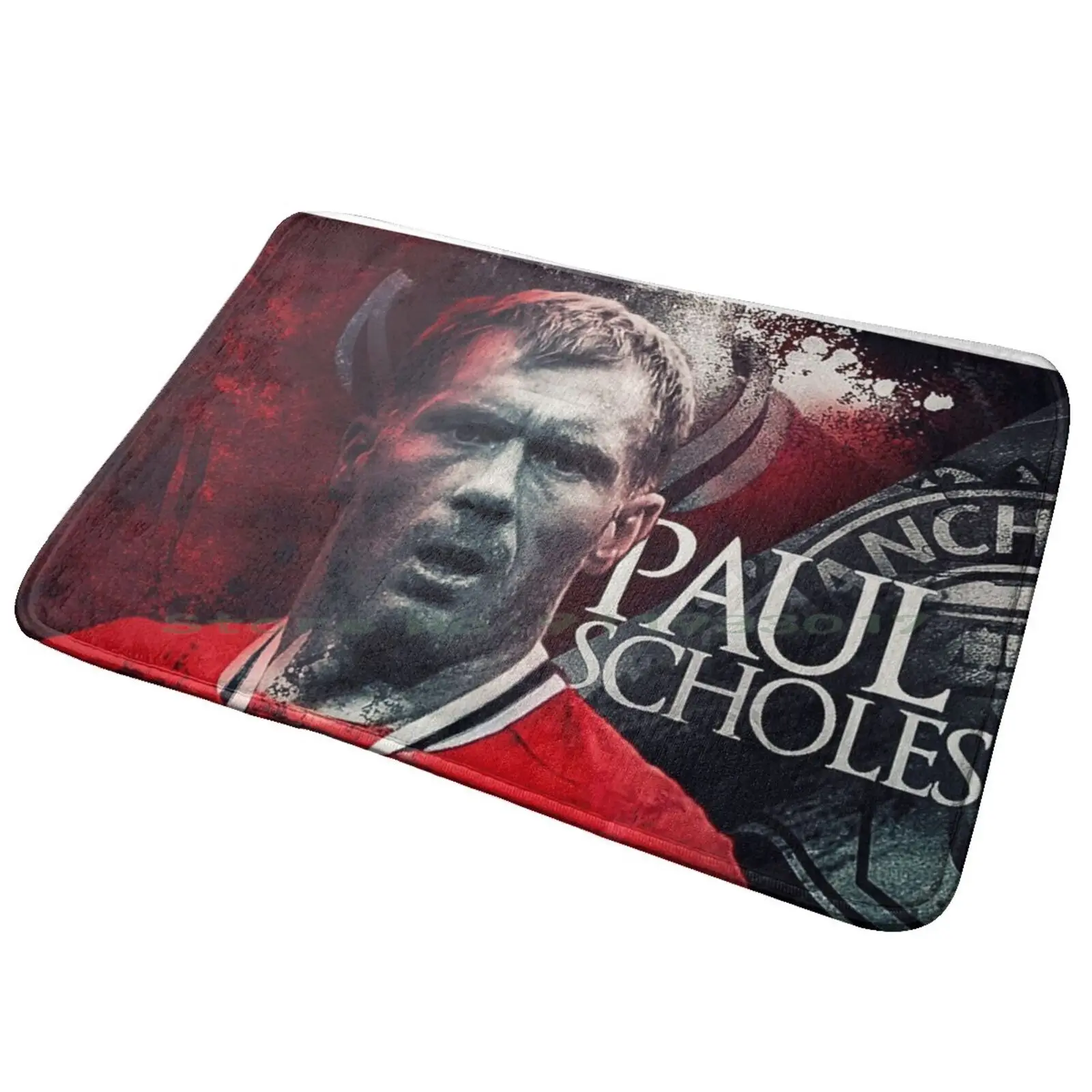 

Paul Scholes Art Entrance Door Mat Bath Mat Rug Paul Scholes Anti-Slip Bedroom Kitchen Foot Mat Floor Carpet