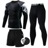 New Wolf Head Thermal Underwear Suit men's Long Quick-Drying Antibacterial Stretch Men's Thermal Underwear 3-Piece Set 1