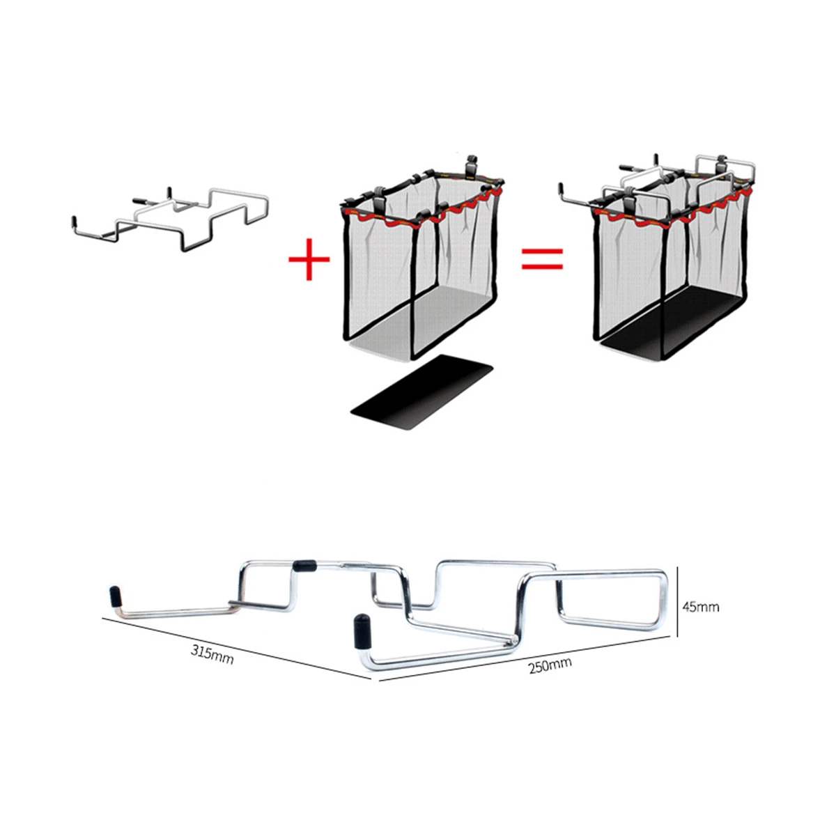 Сетчатый мешок для хранения вещей сетчатый мешок для хранения для пикника на открытом воздухе кемпинга кухня складной стол подвесная сетка(s m l