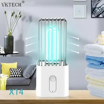 

Quartz UV Germicidal Lamp Cordless Motion Sensor Auto Off UVC Disinfection Bactericidal Kill Mite Sterilizer Light Desk Lamp