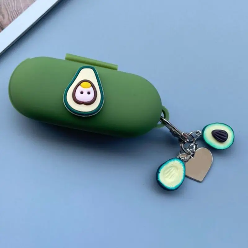 Пылезащитный чехол силиконовый с брелком для Хуа Вэй FreeBuds Honor Flypods Lite Молодежная