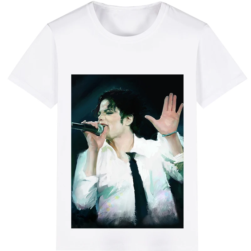 MJ Dancing Michael Jackson T Shirt Adult Kids Child Unisex Short Sleeve Cosplay T Shirt T-shirt #03 image_0