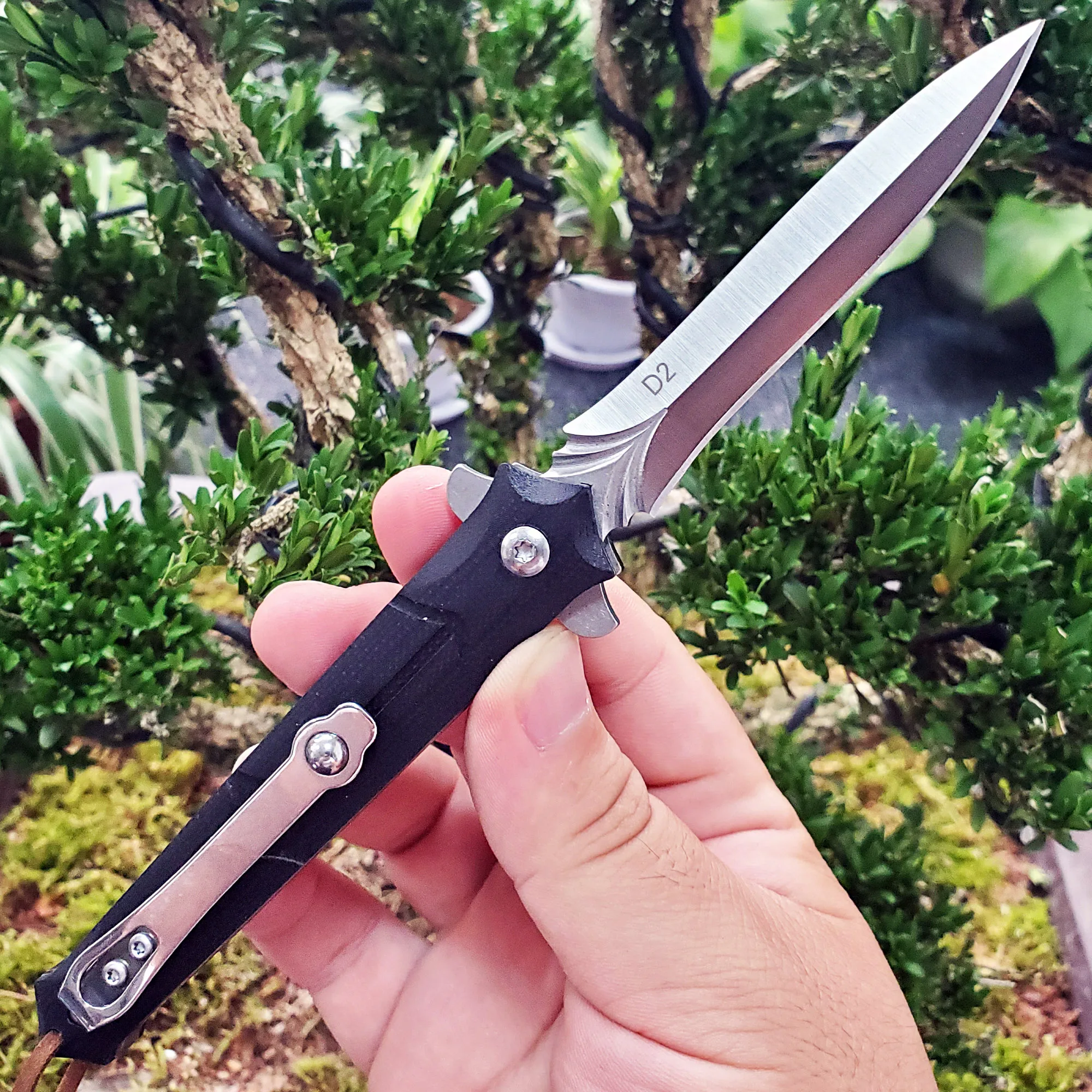 Billig JSSQ Taktische Faltende Messer D2 Klinge G10 Griff Survival Taschen Messer Outdoor Jagd Camping Kampf Armee Messer Multi EDC Werkzeug