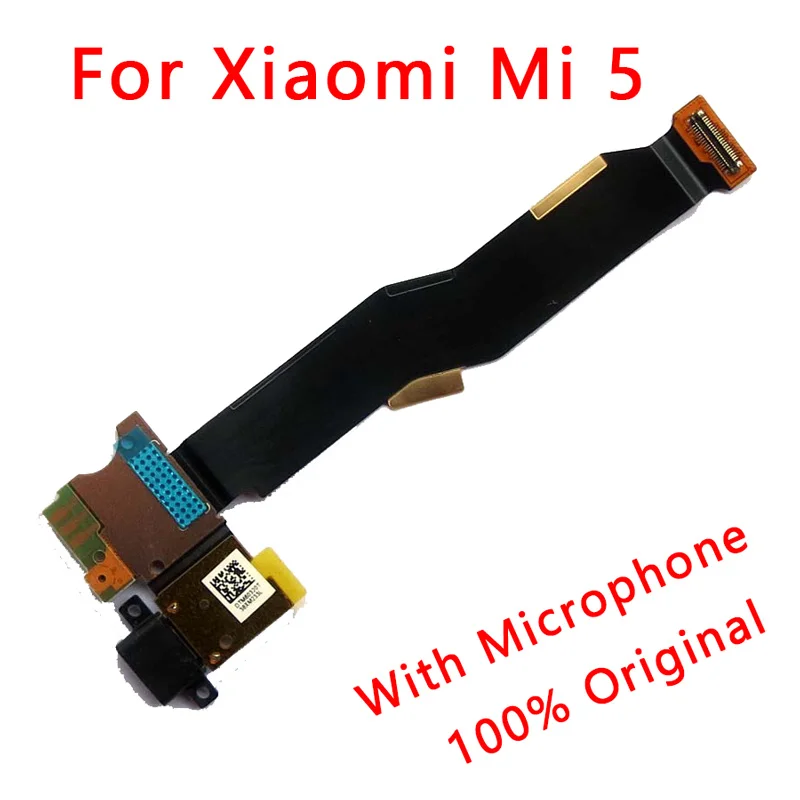Оригинальный зарядный порт для xiaomi mi 5 mi5 зарядная плата штекер usb гибкий кабель