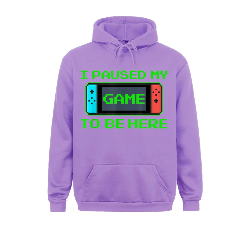 I Paused My Game To Be Here 8 Bit Funny Video Gamer T-Shirt__719 Sweatshirts Custom Long Sleeve New Coming  Hoodies Hoods for Women NEW YEAR DAY I Paused My Game To Be Here 8 Bit Funny Video Gamer T-Shirt__719purple