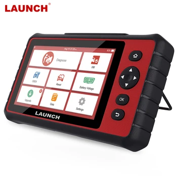 

LAUNCH X431 CRP909E Professional full system OBD2 Scan Airbag SAS TPMS EPB IMMO ect 15 kinds of Reset function Code Reader