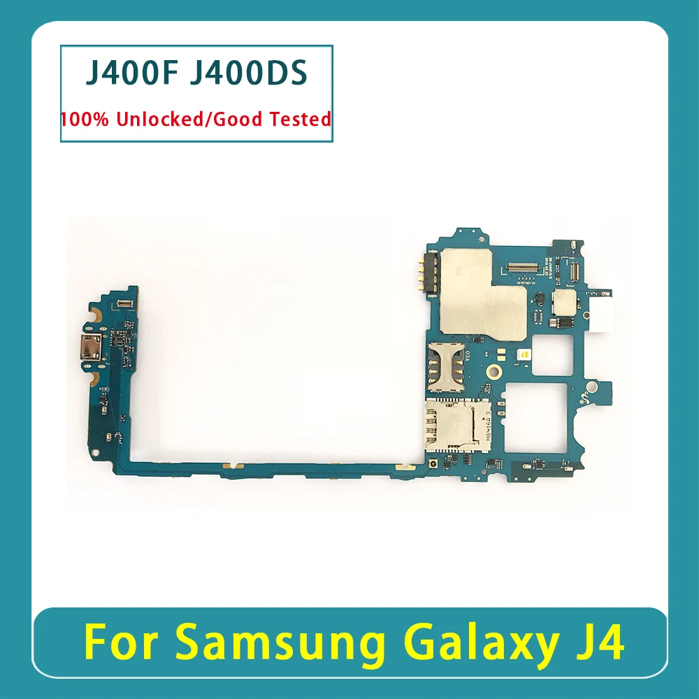 Оригинальная разблокированная материнская плата Logic для Samsung Galaxy J4 J400F/G J400FD/DS/GN/GM с