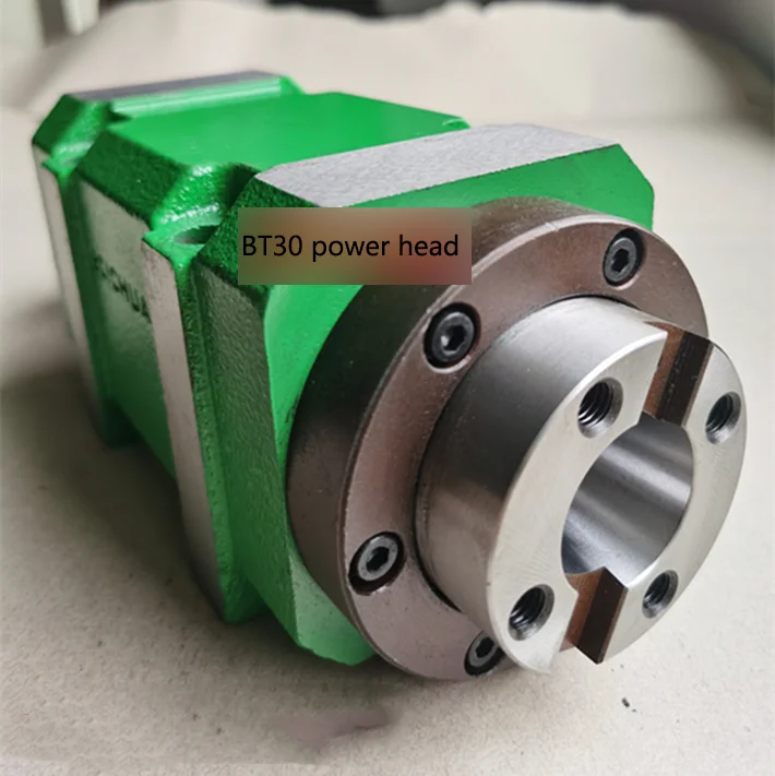 BT30 drilling, milling, machine spindle, machine tool power head, boring, milling, drilling, tapping