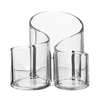 

Clear Makeup Storage Box Organizers Lipstick Display Boxes Cosmetic Makeup Brush M17D