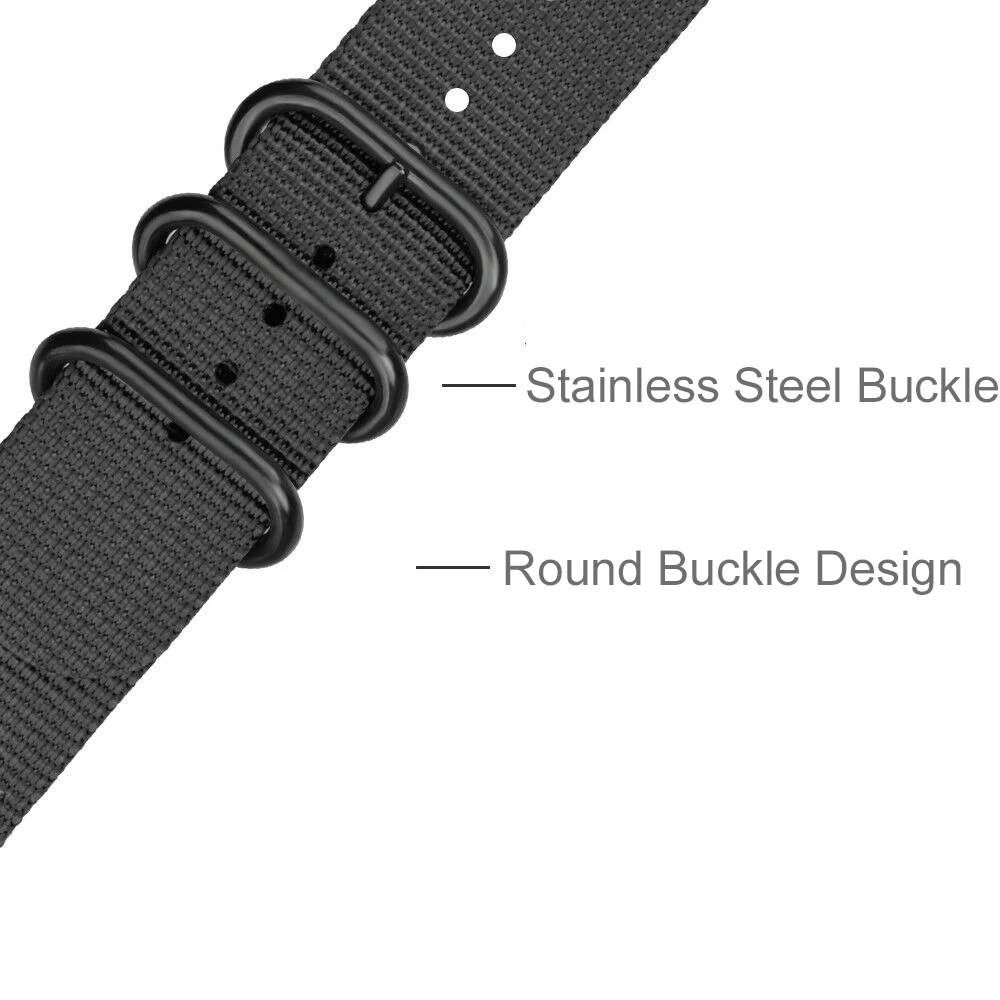 Essidi 20mm Nylon Watch Strap For Garmin Forerunner 245 645 158 55 Sports Bracelet Wrist Band Loop For Vivoactive 3 3 music