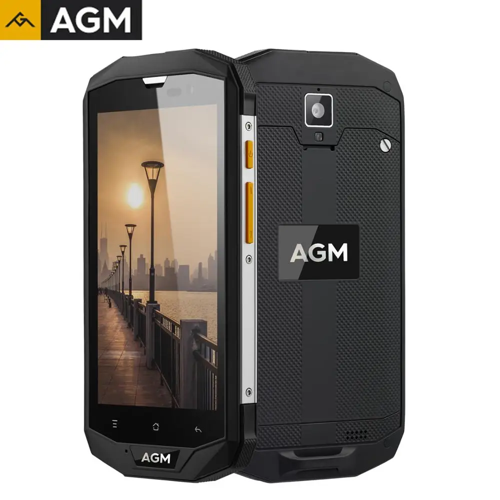NEW AGM Original A8 5 inch 4G+64G NFC OTG Smartphone Android 7.1 Mobile Phone 2SIM IP68 Rugged Phone Quad Core 13.0MP 4050mAh NEW AGM Original A8 5 inch 4G+64G NFC OTG Smartphone Android 7.1 Mobile Phone 2SIM IP68 Rugged Phone Quad Core 13.0MP 4050mAh
