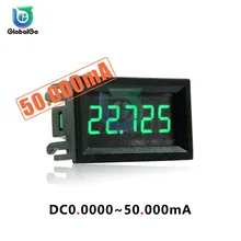 Amperímetro Digital de CC de alta precisión para coche, Detector de medidor de corriente de 5 dígitos, 4 cables, 0,56 pulgadas, 50ma