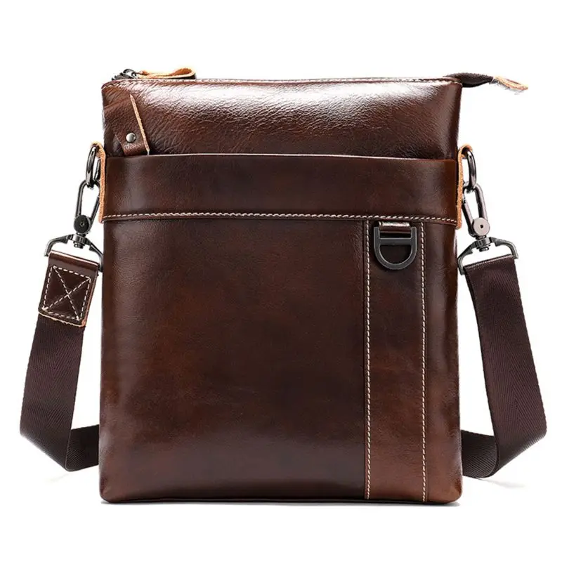Мужской винтажный коровья кожа сумка через плечо сумка в деловом стиле сумки