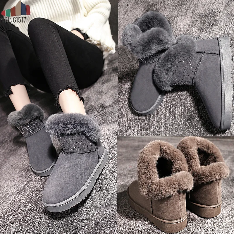 

Women Winter Boots Unisex Couples Snow Boots Women Ankle Shoes New Fashion Color Ladies Ankle Boots Waterproof Shoes Keep Warm