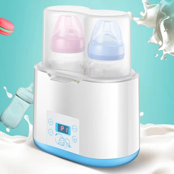 

Baby Bottle Warmer Bottle Steam Sterilizer 5-In-1 Smart Double Bottle Baby Food Heater for Breast Milk or formula milk warmer