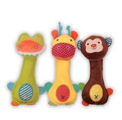 Детская погремушка милая серия «Зоопарк» Детская плюшевая погремушка BB Rod