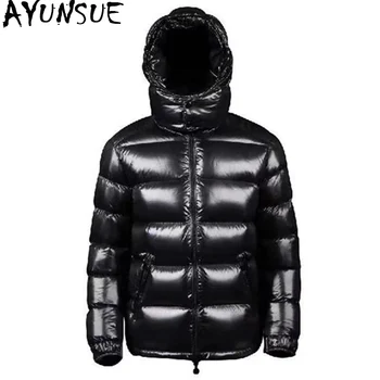 

AYUNSUE Men's Down Jacket 2020 New Winter Jacket Men Hooded Down Coat Warm Puffer Duck Down Jackets Clothes Veste Homme KJ4630
