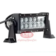 Автомобильные аксессуары 36 Вт двухрядный Cree светодиодный лента Светодиодная рабочая лампа для крыши авто инспекционные лампы