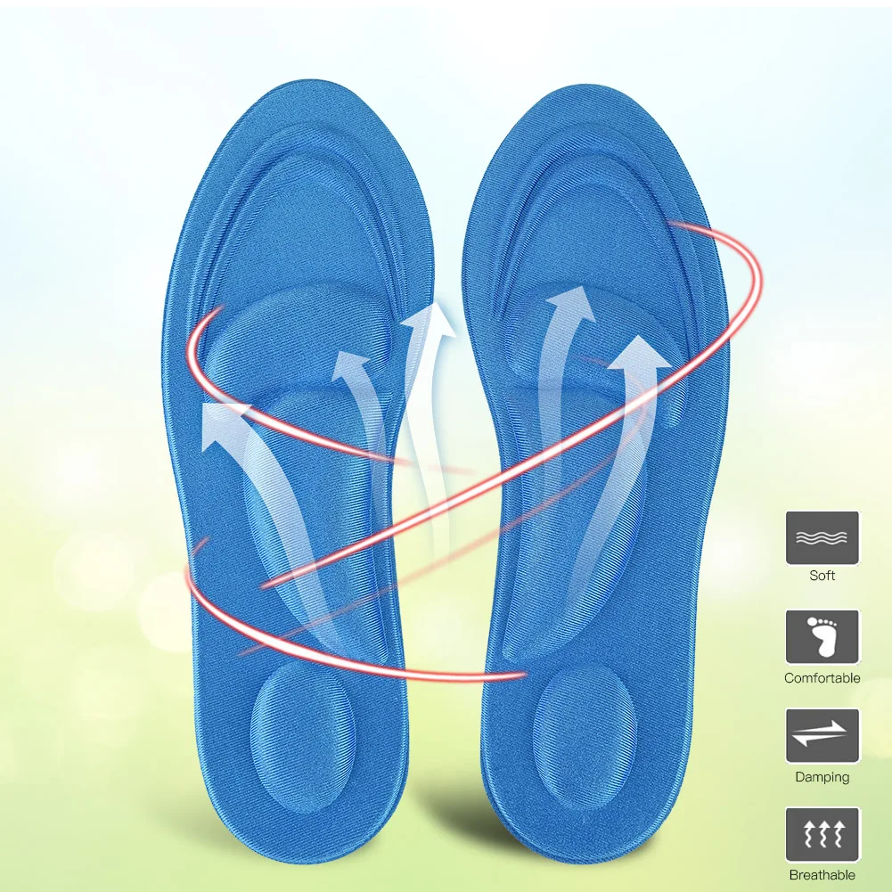 

Puseky Memory Foam Orthotic Insole Arch Support Orthopedic Insoles For Shoes Flat Foot Feet Care Sole Shoe Orthopedic Pads