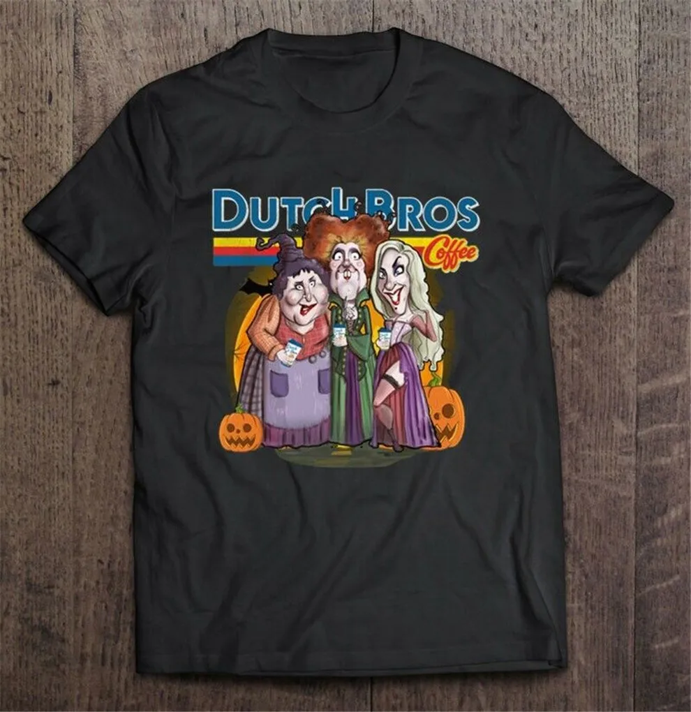 Мужская футболка на Хеллоуин Dutch Bros Coffee Hocus Pocus S-3Xl уличная забавная | одежда