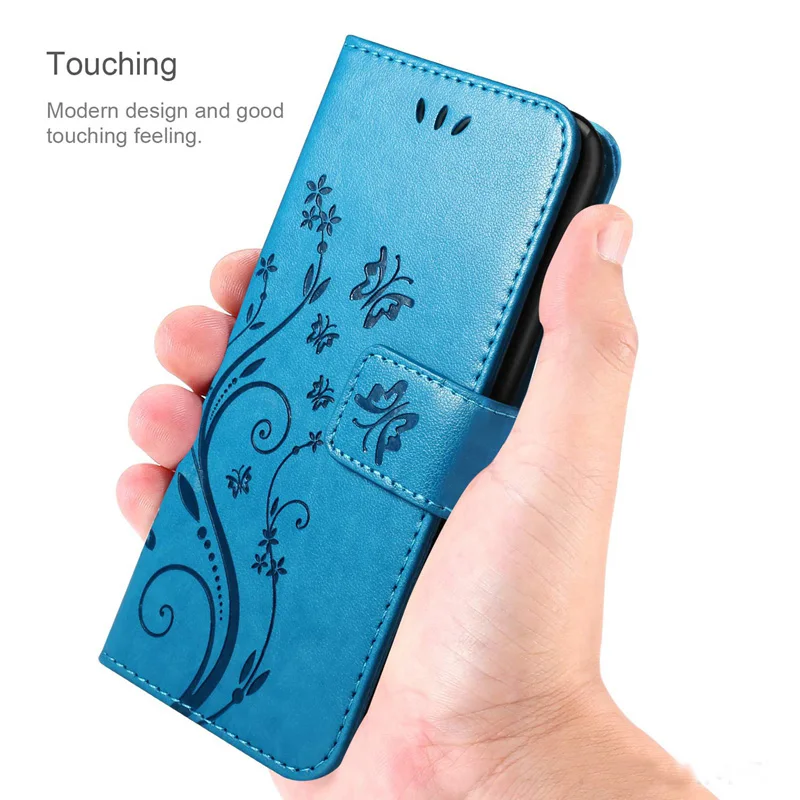 Роскошный кожаный чехол-бумажник с рисунком бабочки для iPhone 11 8 Plus XR X Phone Capa для iPhone 11 Pro Max 6S