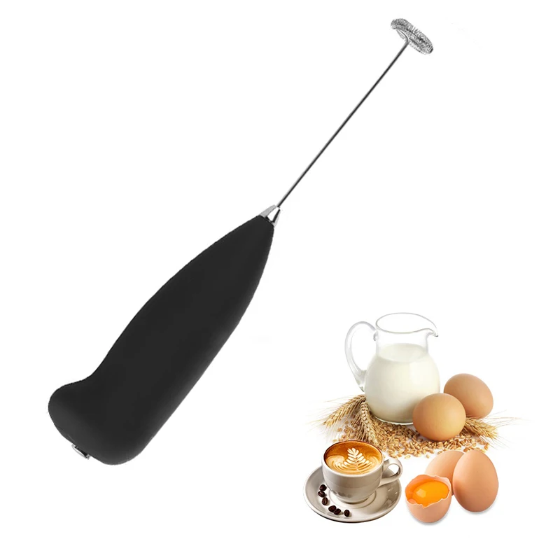 Electric Milk Frother Foam Maker Mixer Coffee Drink Frothing Wand Battery  Operated Portable Handheld Foamer High Egg Speed - AliExpress