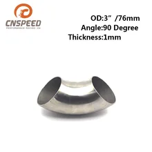 Автомобильный модифицированный выхлоп труба 201 Нержавеющая сталь под углом 90 градусов; выхлопной патрубок