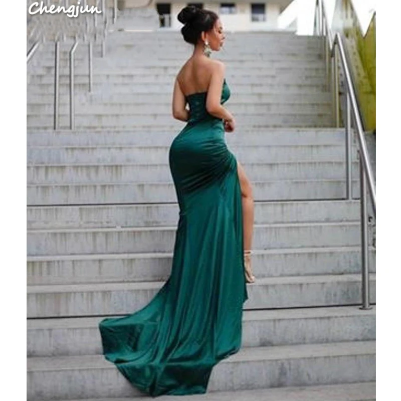 Chengjun зеленый пикантный халат Дешевые Длинные Русалка высокого качества женские