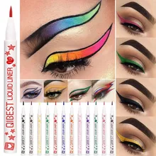 Цветная жидкая подводка для глаз, водостойкая Черная Подводка для глаз, карандаш с подводкой для глаз, косметическая подводка для глаз, Профессиональная подводка для глаз