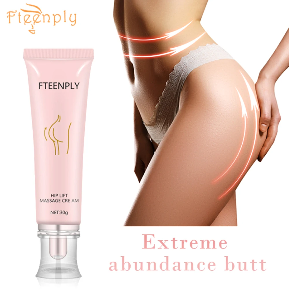 

FTEENPLY 30g Hip Lift Massage Cream Natural Shea Butter Extraction Massage Cream Buttock Massage Butt Firming Body Cream