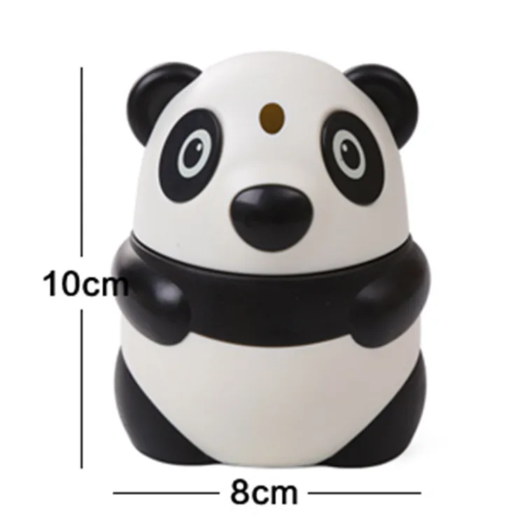 Милая панда лягушки в форме Диспенсер Для Зубочисток пластиковая зубочистка банка держатель Контейнер Чехол для украшения стола - Цвет: Panda